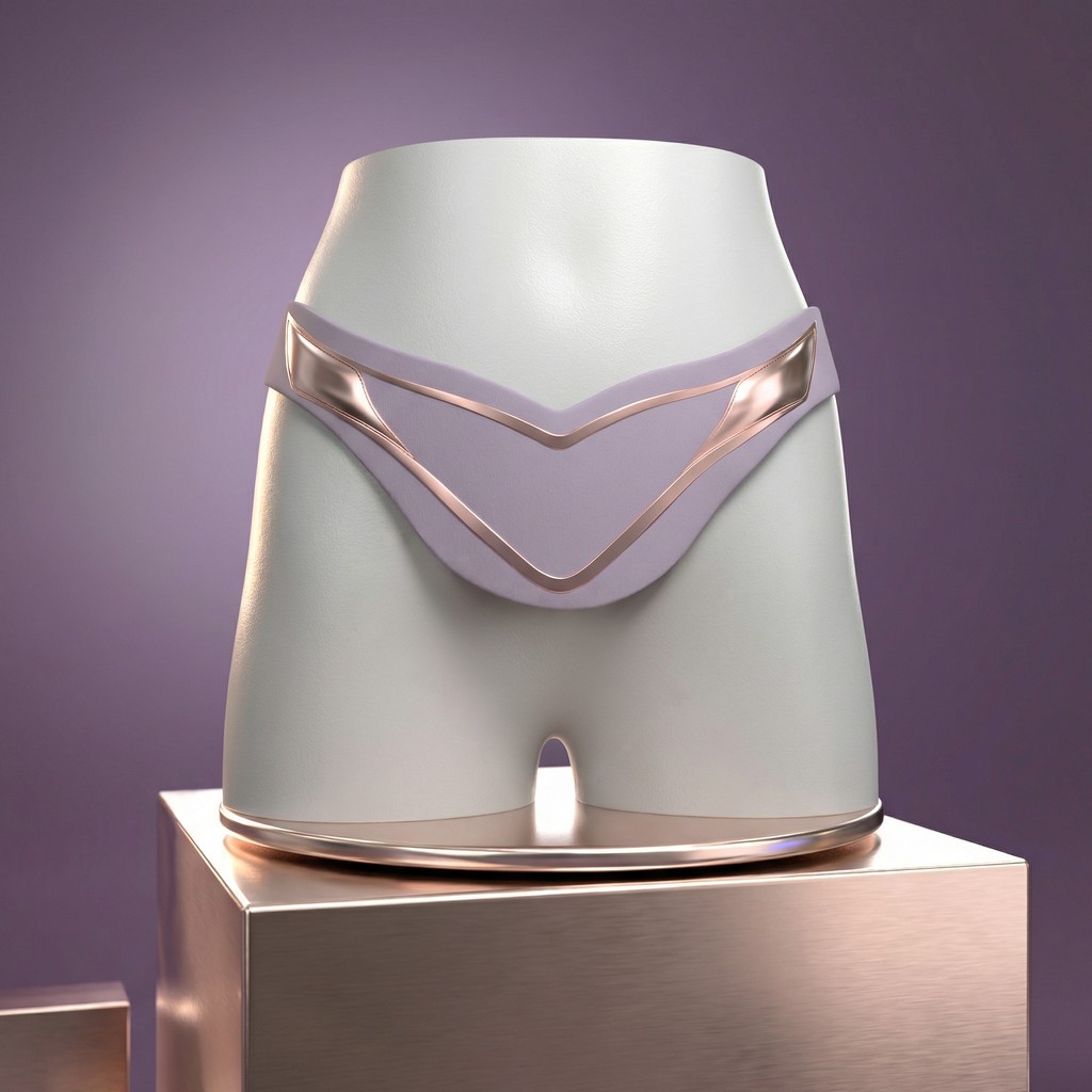MinaRosa belt worn on a body form sitting low across the pelvic area to show fit and scale